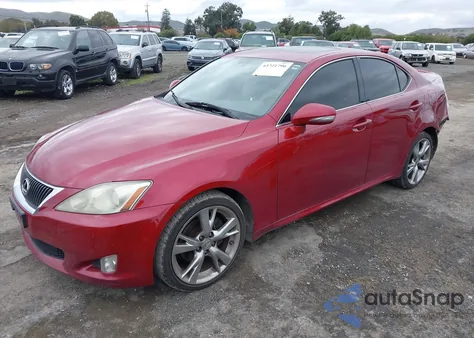 2009 Lexus Is 250 from USA, damaged, VIN JTHBK262192091321